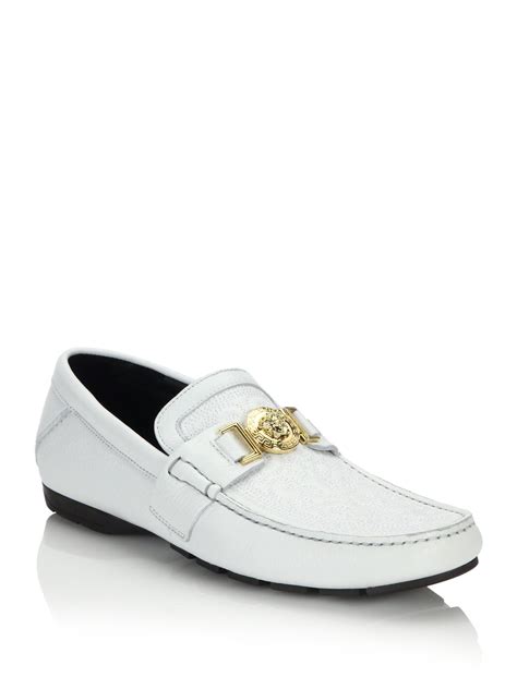 versace shoes loafers for sale|gianni versace men's slip ons.